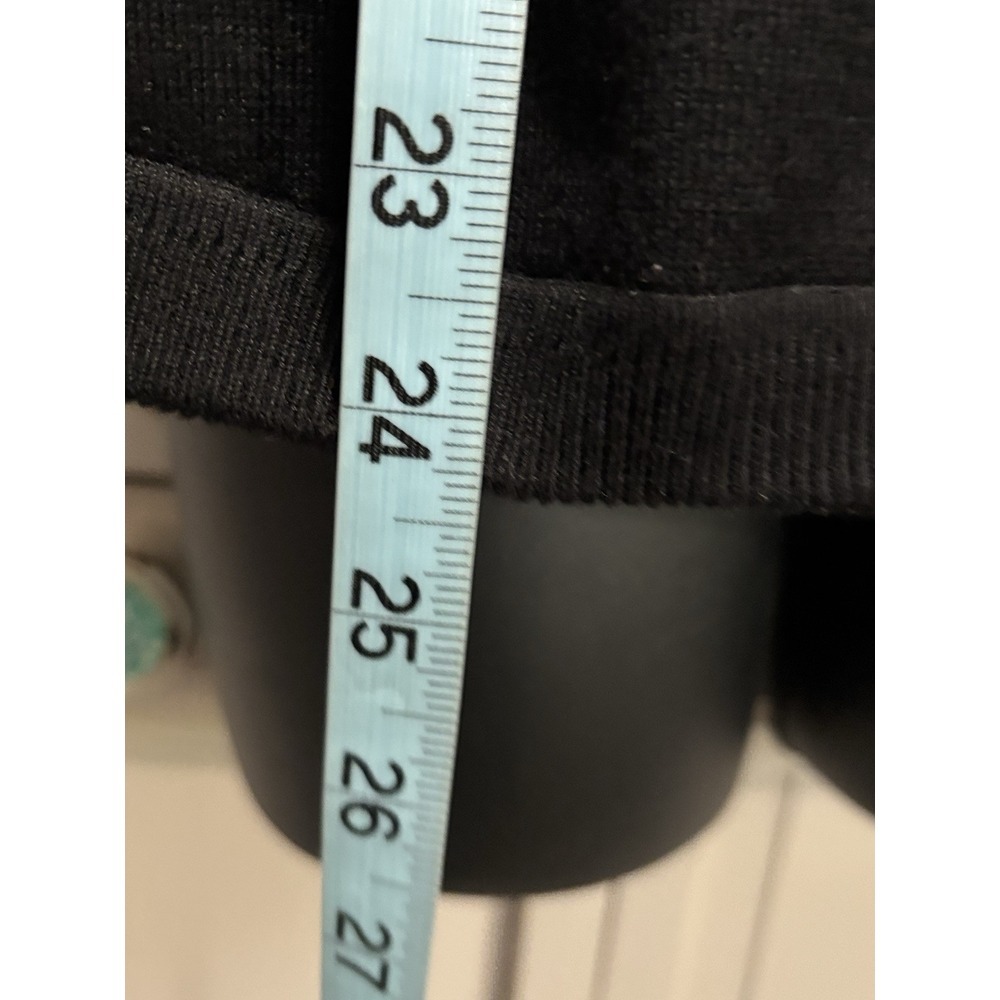 Cable & Gauge Black/White/Gray‎ 3/4 Sleeve Sweater Button Back Size Large - Picture 4 of 8
